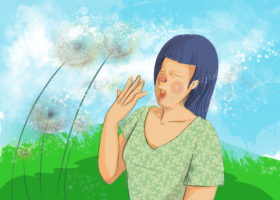 Allergie Pusteblume Niesen